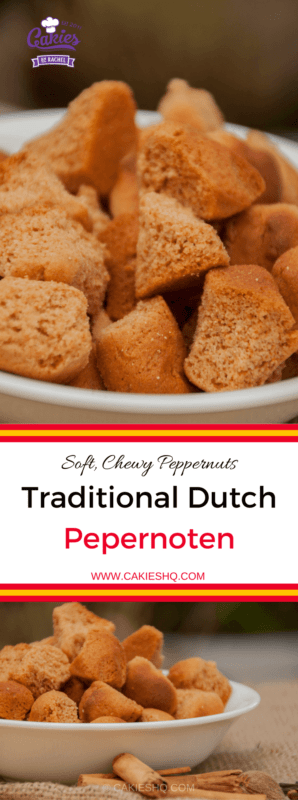 Traditional Dutch Pepernoten are more soft and chewy versus the crunchy pepernoten. A nice recipe for Sinterklaas, Thanksgiving or Christmas. #dutchfood #dutchrecipe #peppernuts
