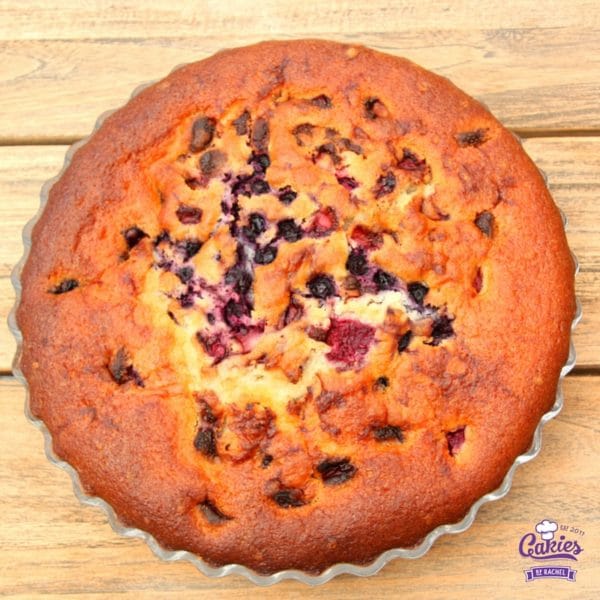 Bublanina – Czechoslovakian Bubble Cake | An easy, one bowl recipe for Bublanina, a Czechoslovakian Bubble Cake. This cake is moist, light and airy and a breeze to make. A great cake all year round. | http://www.cakieshq.com