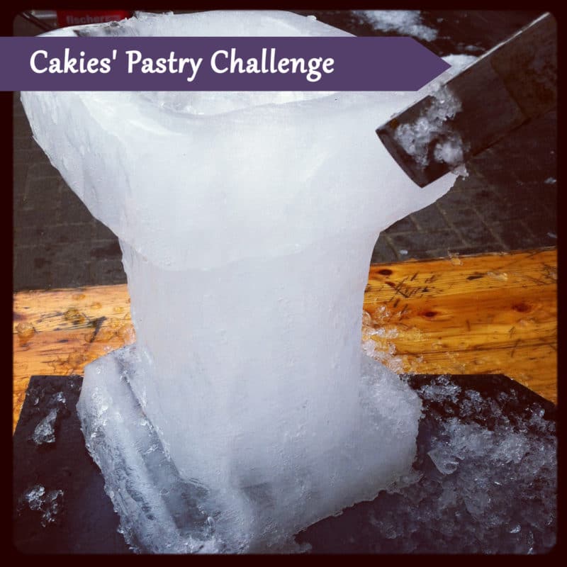 Pastry Course Day 30: Making an ice sculpture